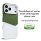 iPhone Leather Fabric Case