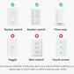 SwitchBot Smart Switch Button Pusher - Bluetooth Fingerbot for Rocker Switch/One-Way Button, Automatic Light Switch, Timer and APP Control, Works with Alexa When Paired with SwitchBot Hub (White)