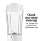 Hamilton Beach Portable Blender for Shakes and Smoothies, 14 Oz BPA Free Travel Cup & Lid, Durable Stainless Steel Blades, Personal Smoothie Blender, Coral (51171)