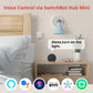 SwitchBot Smart Switch Button Pusher - Bluetooth Fingerbot for Rocker Switch/One-Way Button, Automatic Light Switch, Timer and APP Control, Works with Alexa When Paired with SwitchBot Hub (White)
