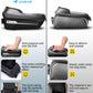whale fall Bike Frame Bag Waterproof, 3D Eva Hard Shell, Bike Phone Holder, Bicycle Top Tube Bag, Cycling Pouch with Rain Cover, Bike Accessories for Phones Under 7"