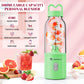 Portable Personal Blender 17 OZ/500 ML Juicer, 175W Personal Size Blender, Ideal for Smoothies, Ice Blending, Juicing, and Food Processing, Compact, Convenient, and Versatile (Pink)