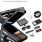 whale fall Bike Frame Bag Waterproof, 3D Eva Hard Shell, Bike Phone Holder, Bicycle Top Tube Bag, Cycling Pouch with Rain Cover, Bike Accessories for Phones Under 7"