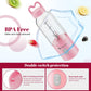 Portable Personal Blender 17 OZ/500 ML Juicer, 175W Personal Size Blender, Ideal for Smoothies, Ice Blending, Juicing, and Food Processing, Compact, Convenient, and Versatile (Pink)