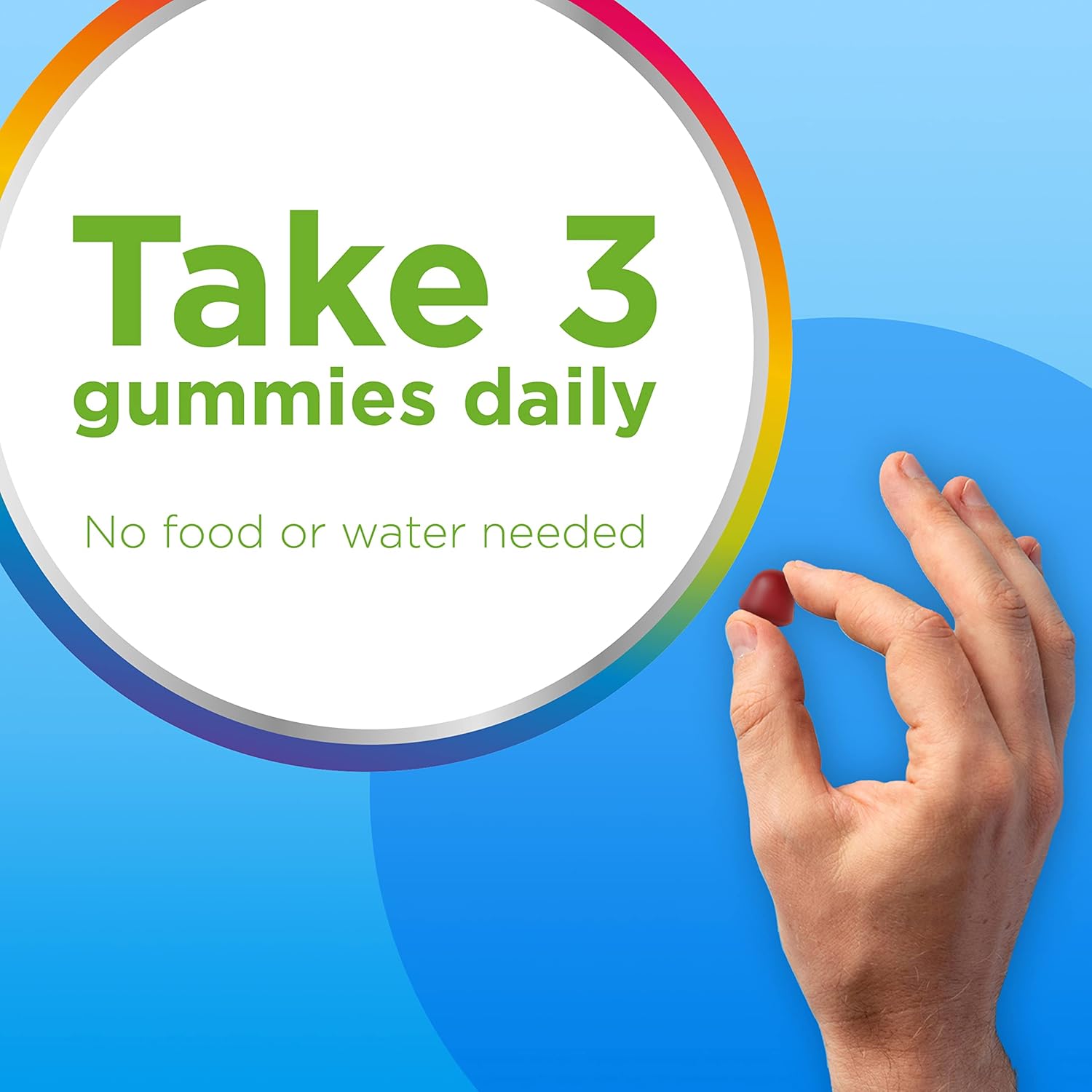 Centrum Men's Organic Multigummies, Men's Multivitamin Gummies, Organic Multivitamin for Men with Essential Nutrients for Immune Support, Energy, and Muscle Function - 90 Count