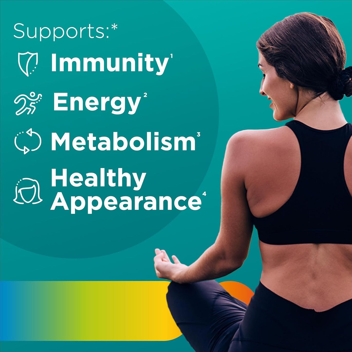 Centrum Women’s Multivitamin Gummies, Immune, Energy, Healthy Appearance Support, 100 Count, 50 Day Supply