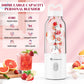 Portable Personal Blender 17 OZ/500 ML Juicer, 175W Personal Size Blender, Ideal for Smoothies, Ice Blending, Juicing, and Food Processing, Compact, Convenient, and Versatile (Pink)