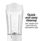 Hamilton Beach Portable Blender for Shakes and Smoothies, 14 Oz BPA Free Travel Cup & Lid, Durable Stainless Steel Blades, Personal Smoothie Blender, Coral (51171)