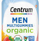 Centrum Men's Organic Multigummies, Men's Multivitamin Gummies, Organic Multivitamin for Men with Essential Nutrients for Immune Support, Energy, and Muscle Function - 90 Count