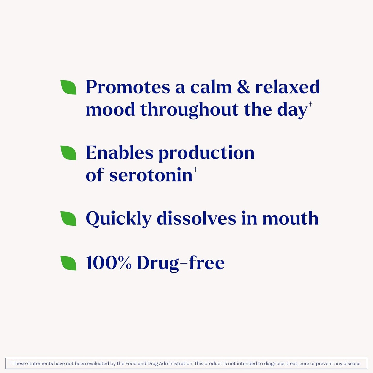 Natrol 5-HTP 100 mg, Fast Dissolve Supplement, Supports a Balanced Mood, Serotonin Production and General Well-Being, 30 Mixed Berry Tablets, Up to a 30 Day Supply