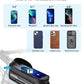 whale fall Bike Frame Bag Waterproof, 3D Eva Hard Shell, Bike Phone Holder, Bicycle Top Tube Bag, Cycling Pouch with Rain Cover, Bike Accessories for Phones Under 7"