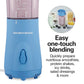 Hamilton Beach Portable Blender for Shakes and Smoothies, 14 Oz BPA Free Travel Cup & Lid, Durable Stainless Steel Blades, Personal Smoothie Blender, Coral (51171)