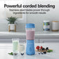 Hamilton Beach Portable Blender for Shakes and Smoothies, 14 Oz BPA Free Travel Cup & Lid, Durable Stainless Steel Blades, Personal Smoothie Blender, Coral (51171)