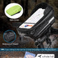 whale fall Bike Frame Bag Waterproof, 3D Eva Hard Shell, Bike Phone Holder, Bicycle Top Tube Bag, Cycling Pouch with Rain Cover, Bike Accessories for Phones Under 7"