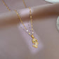 Diamond Puppy Pendant Necklace