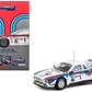 Lancia 037 Rally #1 Walter Rohrl - Christian Geistdorfer "Martini Racing" Winner "Rallye Monte-Carlo" (1983) "Hobby64+" Series 1/64 Diecast Model Car by Tarmac Works