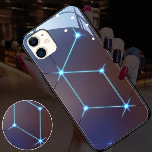 Temepoint Silicone Luminous Glass iPhone Case